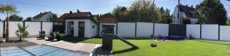 Modulare-Wandsysteme-Panorama-Sichtschutz-Pool-WPC-Terrasse-Doppelstabmatte-Gartenhaus
