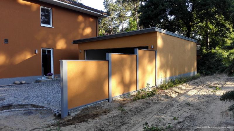 Modulare Wandsysteme Wand- und Pfostenfarben