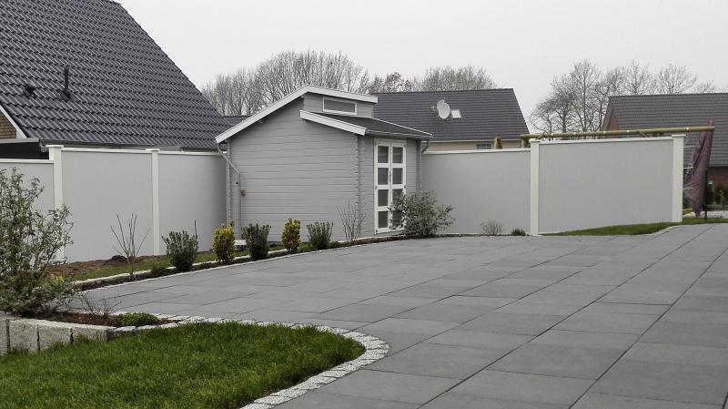 Modulare Wandsysteme Wand mit Abdeckung Variante I