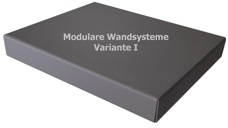 Modulare Wandsysteme Variante I Pfostenabdeckung