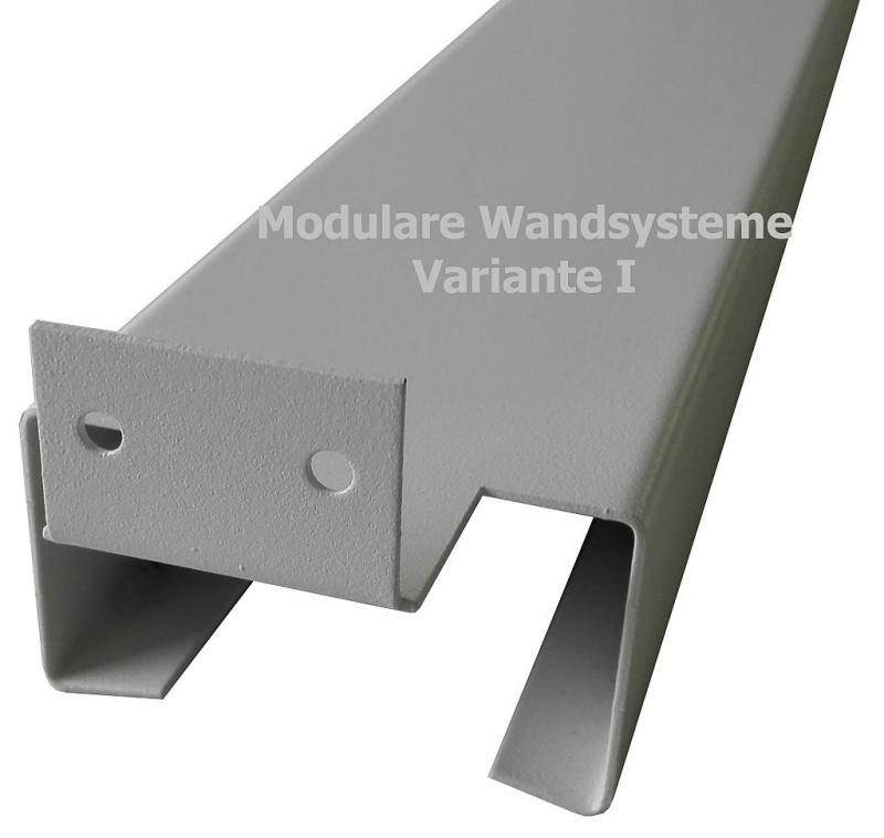 Modulare Wandsysteme Variante I Wandabdeckung